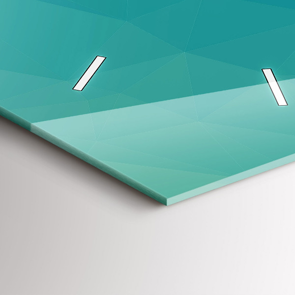 Vertikale Uhr mit motiv Marine Abstraktion