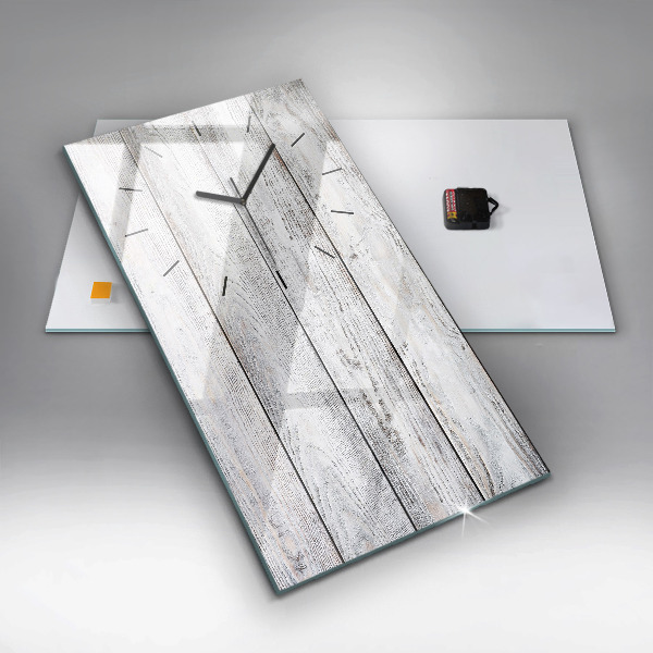 Vertikale Uhr mit motiv Bemalte Bretter