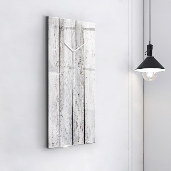 Vertikale Uhr mit motiv Bemalte Bretter