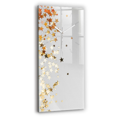 Vertikale Uhr Sterne auf hellem Hintergrund