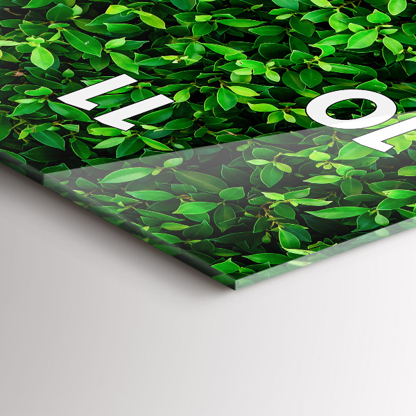 Vertikale Uhr Heckenblätter