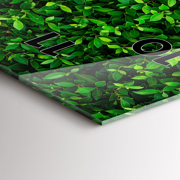 Vertikale Uhr Heckenblätter