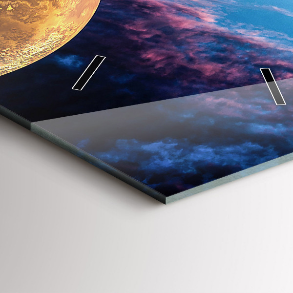 Vertikale Uhr Große Galaxie