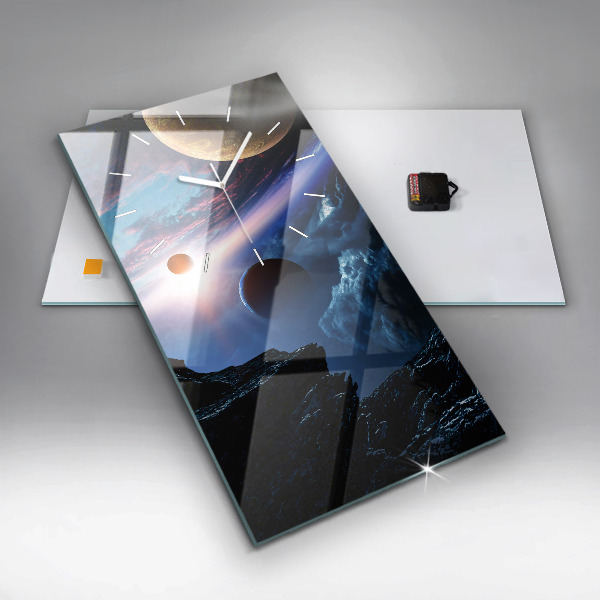 Vertikale Uhr Große Galaxie