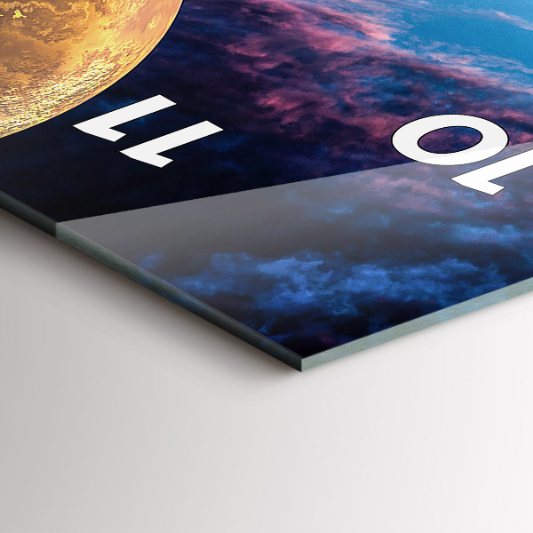 Vertikale Uhr Große Galaxie