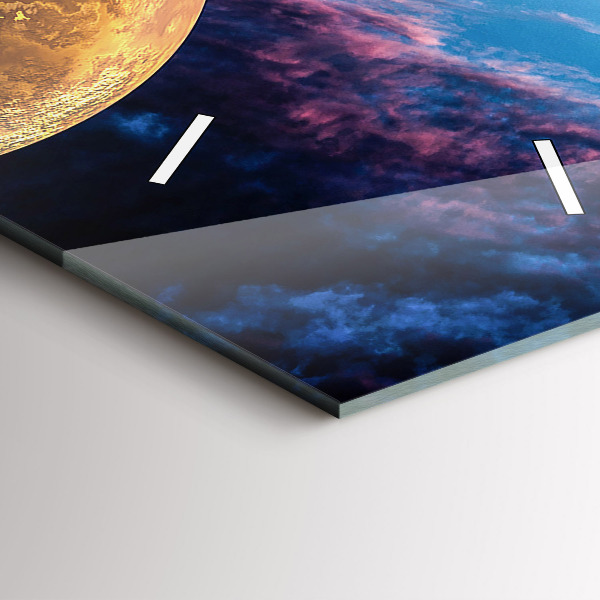 Vertikale Uhr Große Galaxie