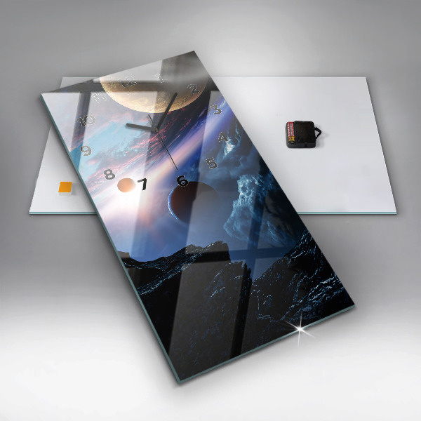 Vertikale Uhr Große Galaxie