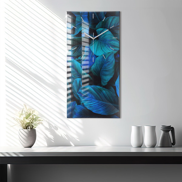 Vertikale Uhr mit motiv Tropische Natur