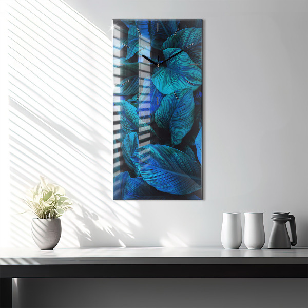 Vertikale Uhr mit motiv Tropische Natur