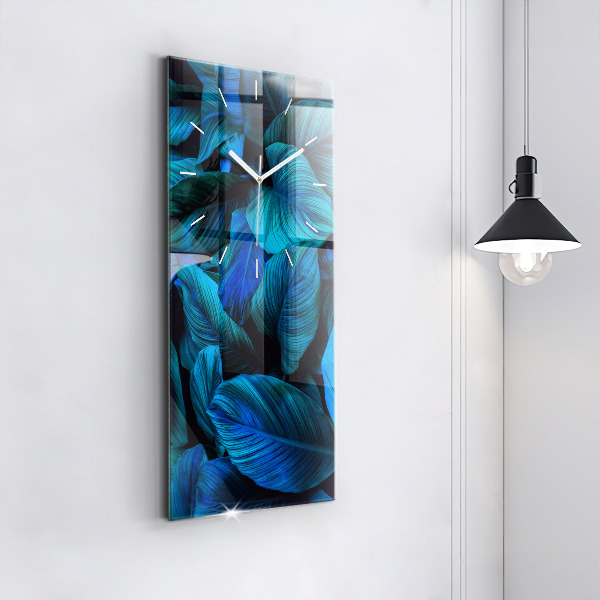 Vertikale Uhr mit motiv Tropische Natur