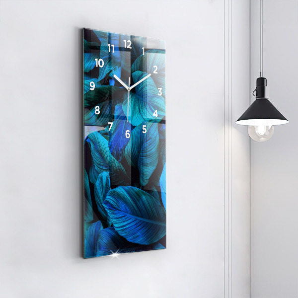Vertikale Uhr mit motiv Tropische Natur