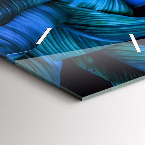 Vertikale Uhr mit motiv Tropische Natur