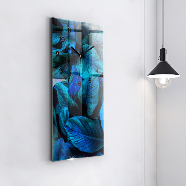 Vertikale Uhr mit motiv Tropische Natur