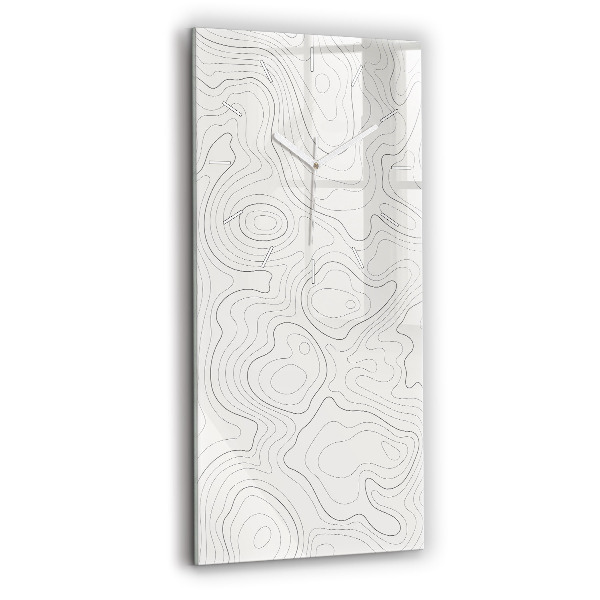 Vertikale Uhr Flecken abstrakt