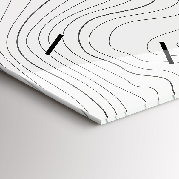 Vertikale Uhr Flecken abstrakt