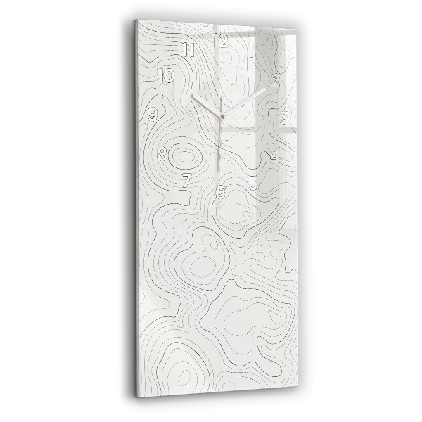 Vertikale Uhr Flecken abstrakt