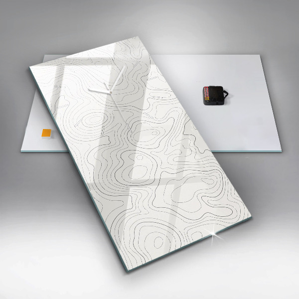 Vertikale Uhr Flecken abstrakt