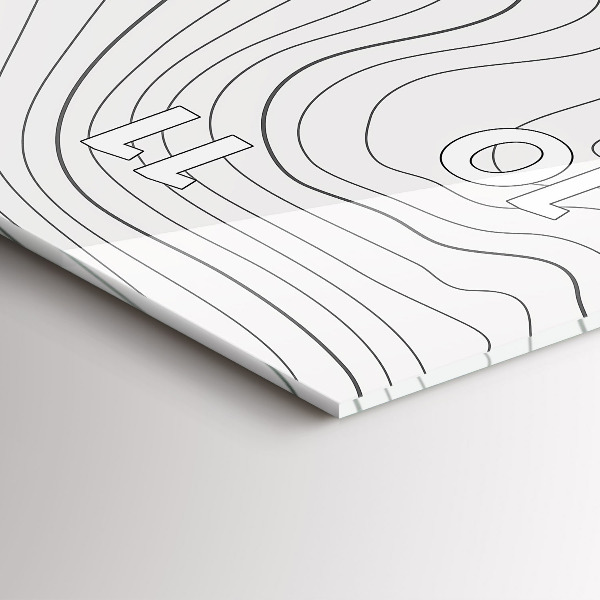 Vertikale Uhr Flecken abstrakt