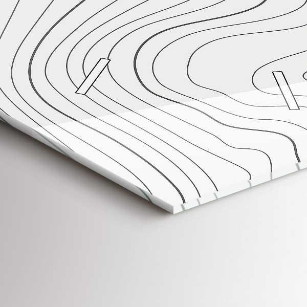 Vertikale Uhr Flecken abstrakt