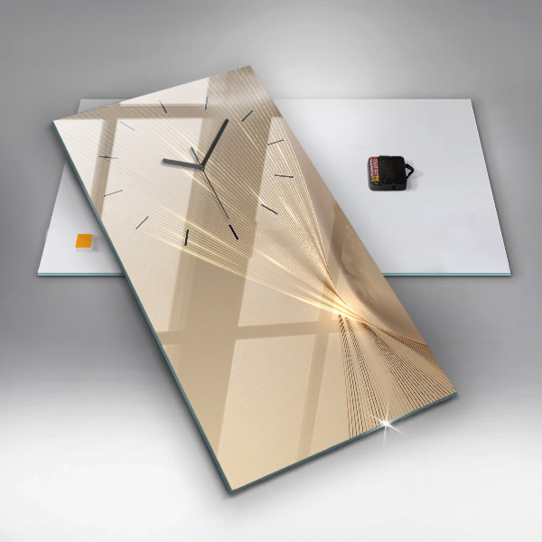 Vertikale Uhr Abstraktes Licht