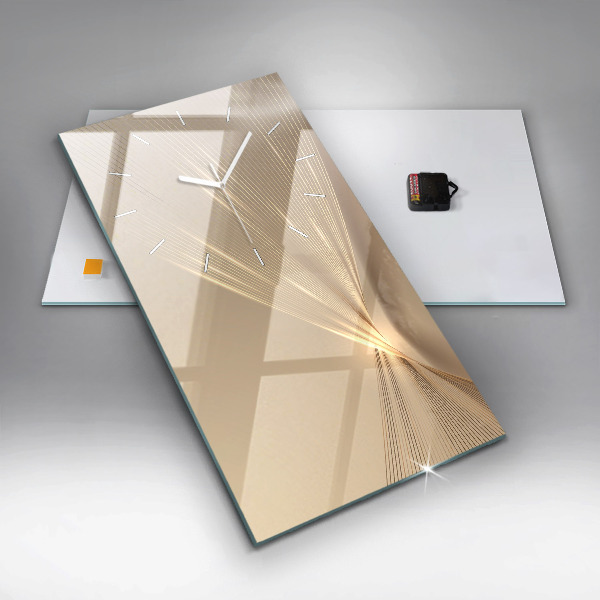 Vertikale Uhr Abstraktes Licht