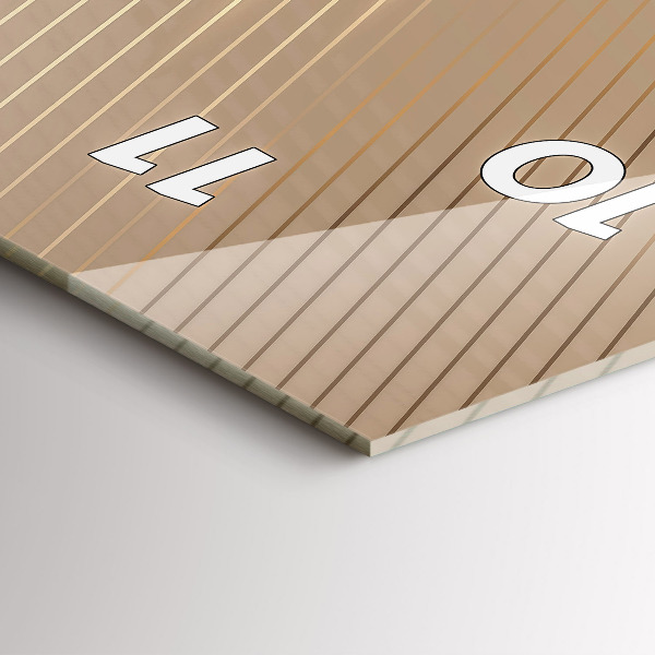 Vertikale Uhr Abstraktes Licht