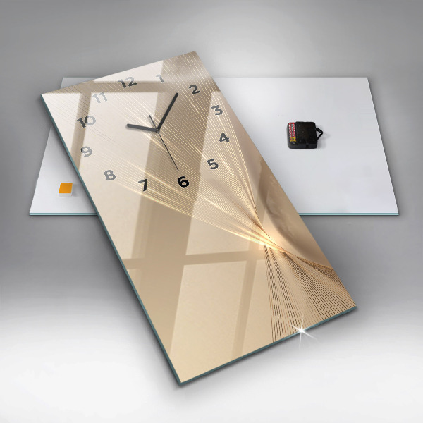 Vertikale Uhr Abstraktes Licht