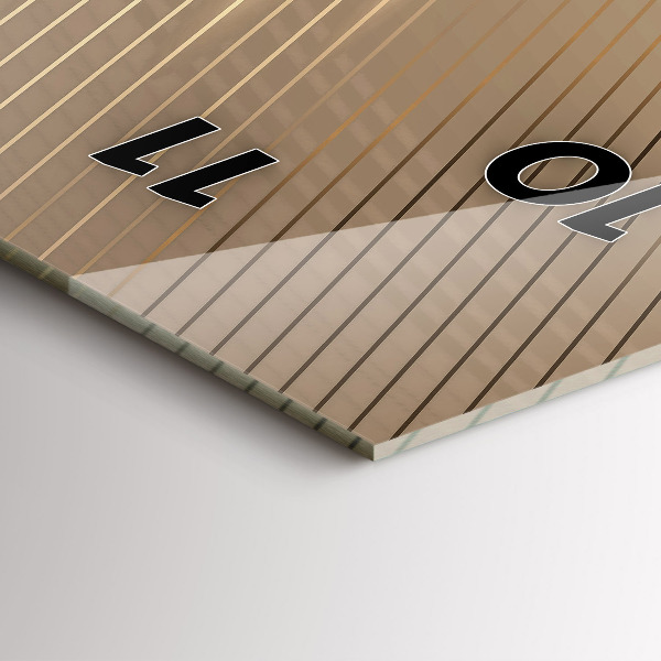 Vertikale Uhr Abstraktes Licht