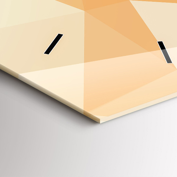 Vertikale Uhr Abstrakte Dreiecke