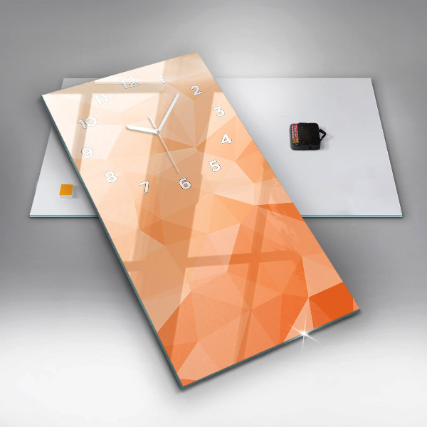 Vertikale Uhr Abstrakte Dreiecke