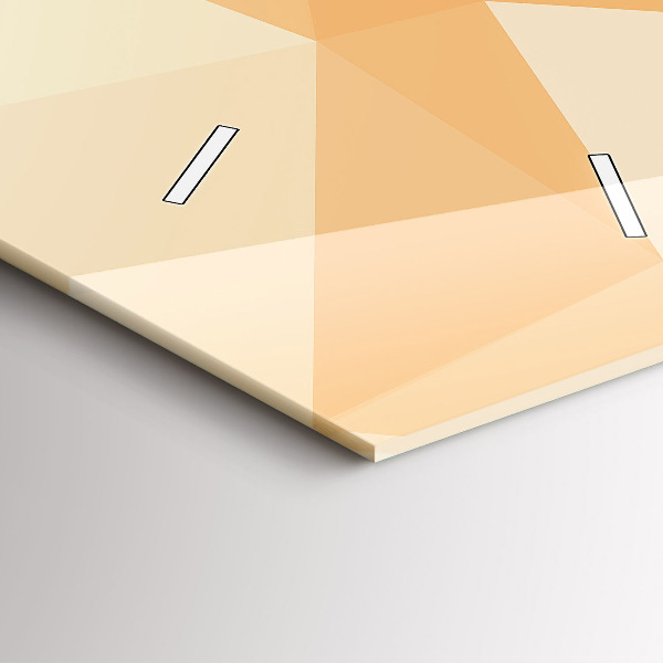 Vertikale Uhr Abstrakte Dreiecke