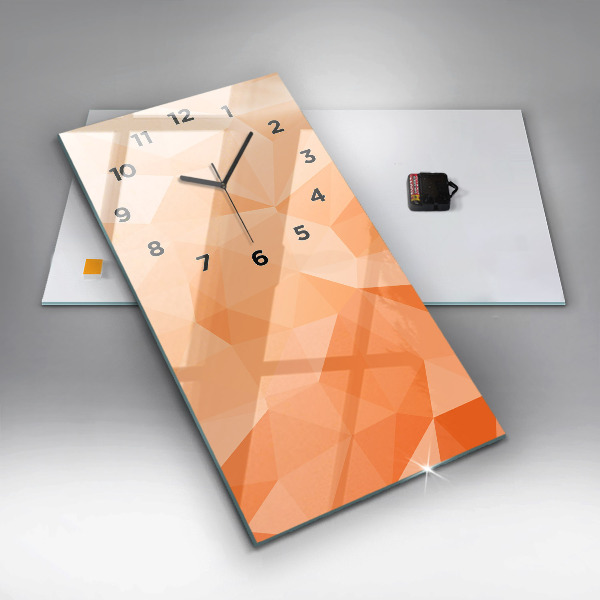 Vertikale Uhr Abstrakte Dreiecke