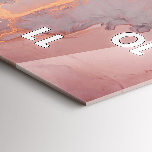 Vertikale Uhr mit motiv Marmor Textur