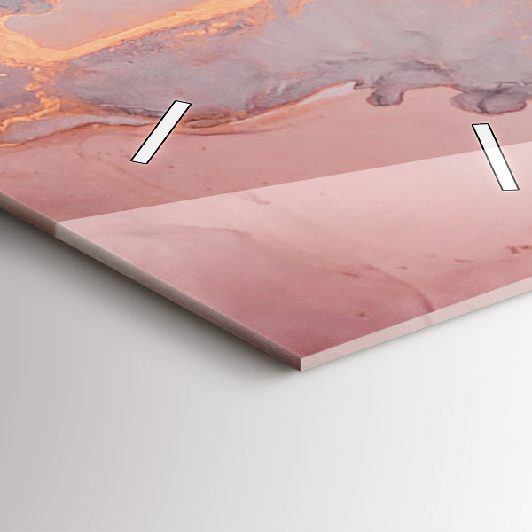 Vertikale Uhr mit motiv Marmor Textur