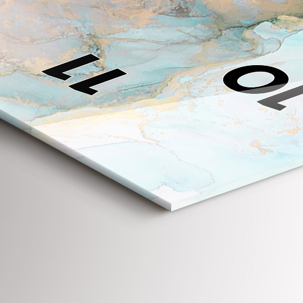 Vertikale Uhr Abstraktes Bild