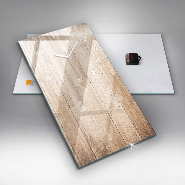 Vertikale Uhr Hölzerne Textur