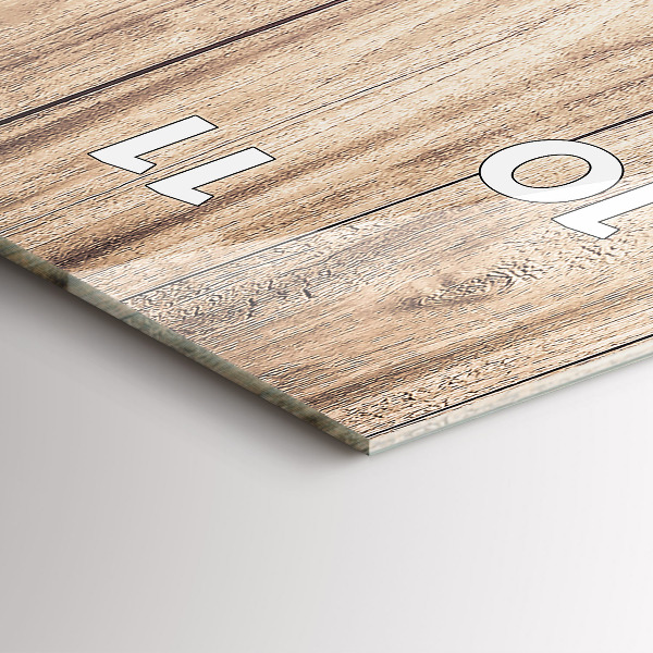 Vertikale Uhr Hölzerne Textur