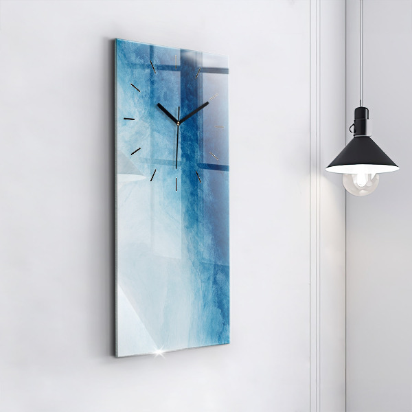 Vertikale Uhr mit motiv Wasser abstrakt