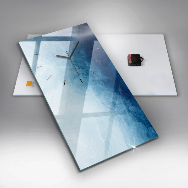 Vertikale Uhr mit motiv Wasser abstrakt