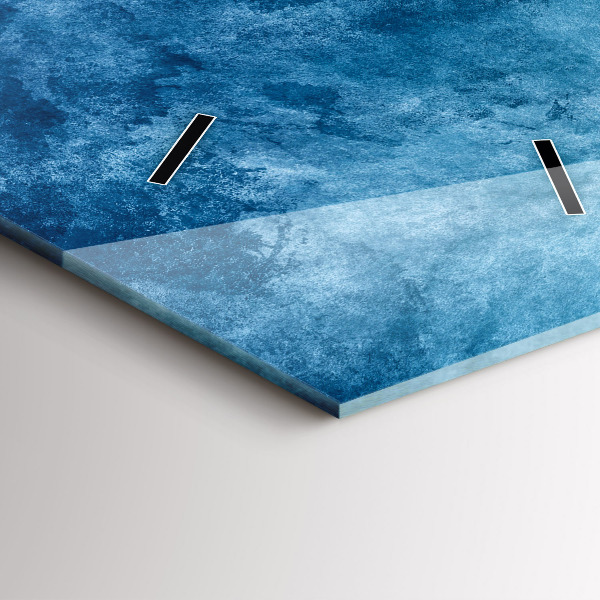 Vertikale Uhr mit motiv Wasser abstrakt