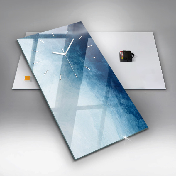 Vertikale Uhr mit motiv Wasser abstrakt