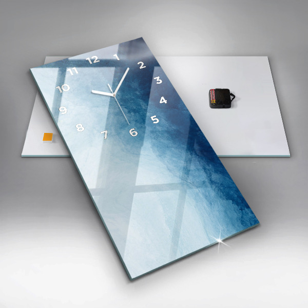 Vertikale Uhr mit motiv Wasser abstrakt