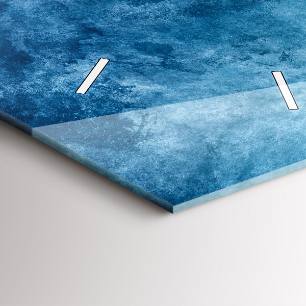 Vertikale Uhr mit motiv Wasser abstrakt