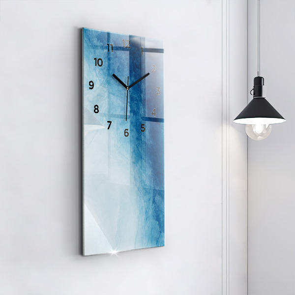 Vertikale Uhr mit motiv Wasser abstrakt