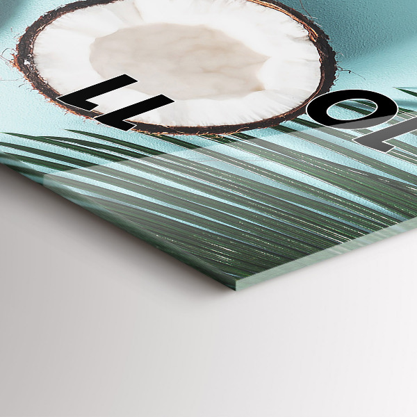 Vertikale Uhr mit motiv Sommer Komposition