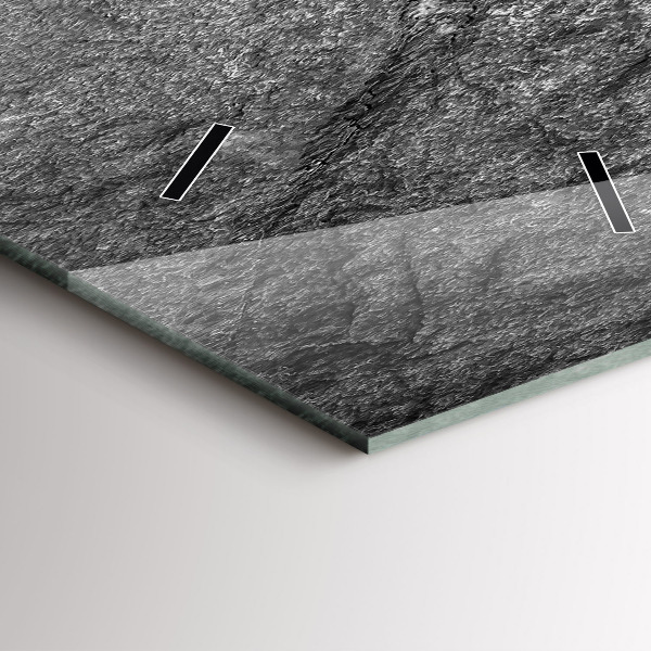 Vertikale Uhr Vulkanisches Gestein