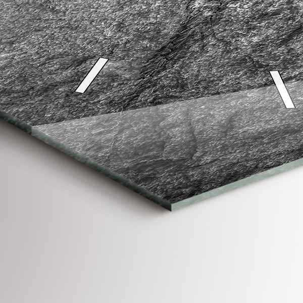 Vertikale Uhr Vulkanisches Gestein