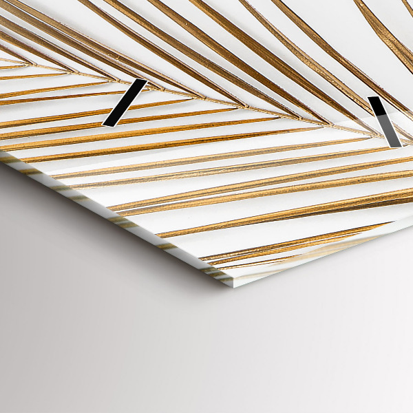 Vertikale Uhr mit motiv Tropische Blätter