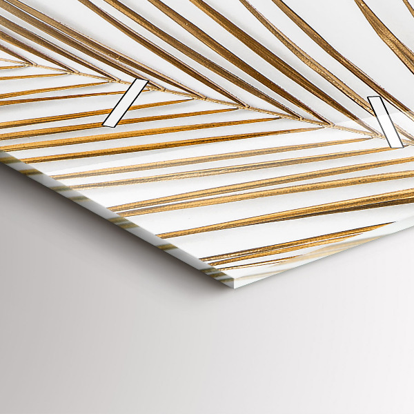 Vertikale Uhr mit motiv Tropische Blätter