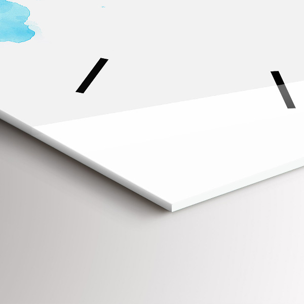 Vertikale Uhr Gemalte Flecken